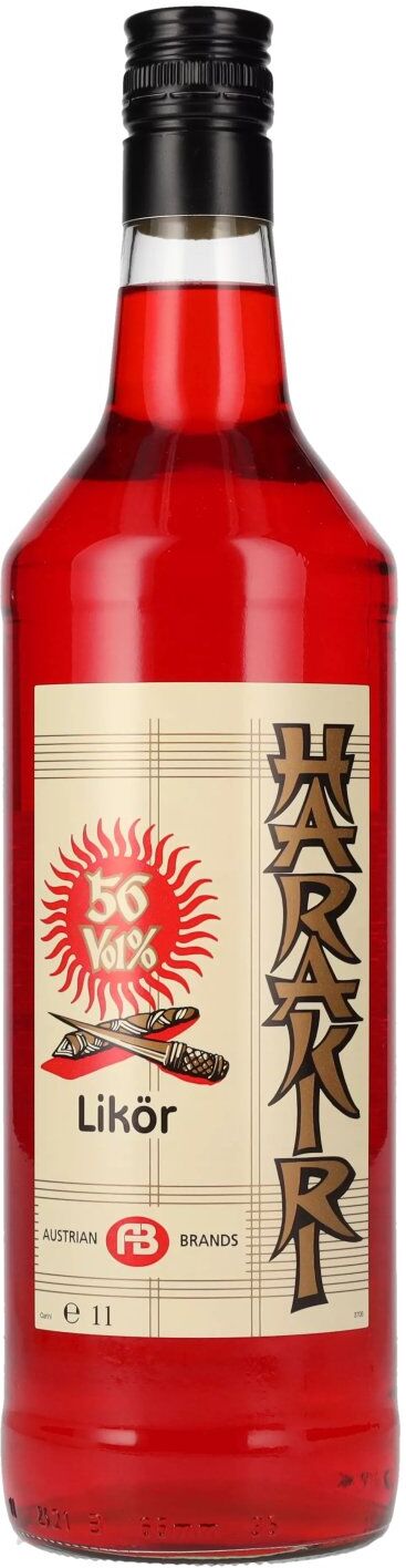 Harakiri Likör 56% Vol. 1l