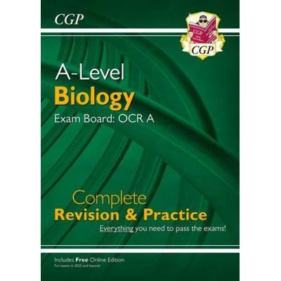 A-Level Biology: OCR A Year 1 & 2 Complete Revision & Practice with Online Edition, Taschenbuch von Cgp Books, CGP Books, 978-1-83774-135-9