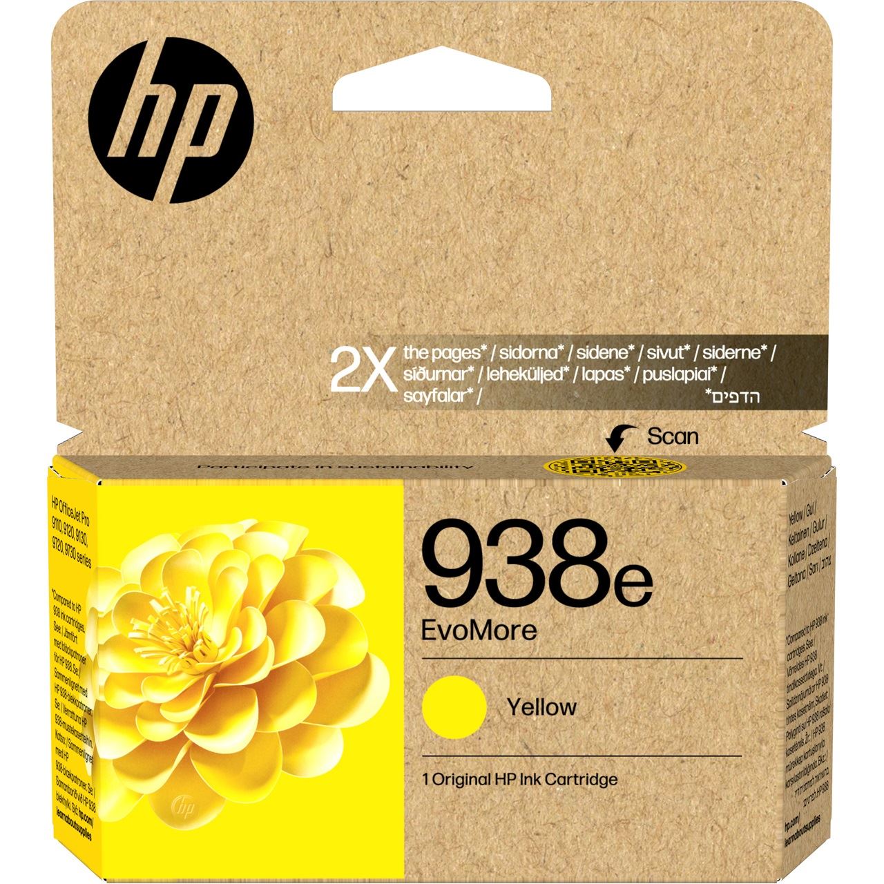 HP 938E EVOMORE BLACK ORIGINAL