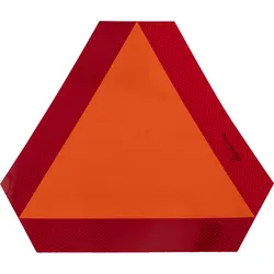 HERMON reflektierender Aufkleber, Warndreieck für langsam fahrende Fahrzeuge, 300 x 120 mm