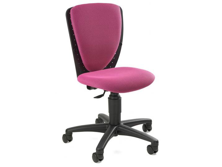 HIGH SCOOL 3 Kinderdrehstuhl, Material Stoff / Kunststoff, Pink