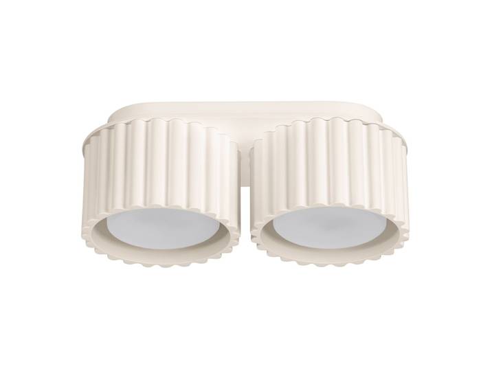 Plafonnier Aluminium Beige Gx53 2 Aura