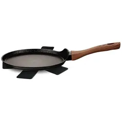 BerlingerHaus GRANITE FRYER 25cm FOREST LINE BH-1722, Pfanne + Kochtopf, Schwarz, Braun
