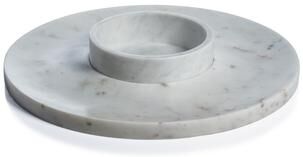 Zodax Medan Marble Chip and Dip Server