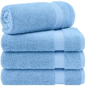 American Soft Linen 4 Piece 100% Cotton Bekos Bath Towel Set
