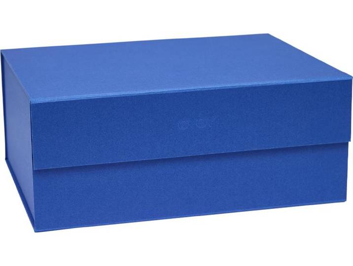 OYOY LIVING Boîtes de rangement L33 x W25 x H15 Bleu