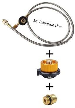 Smart Shopping Spot Outdoor Camping Gas Stove Adapter Cassette Stove Conversion Head With Extension Link a