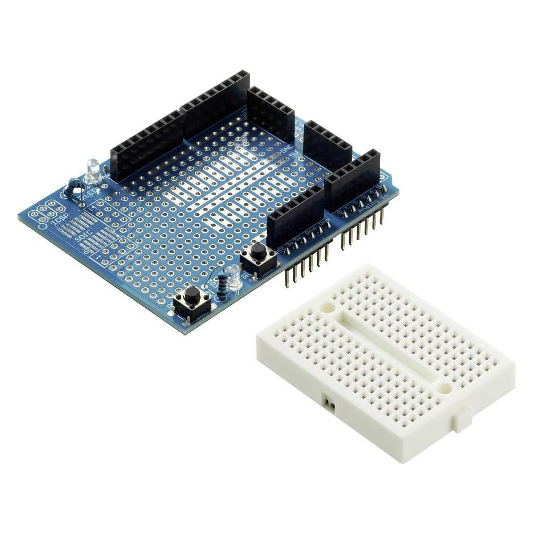 Tru Components Board mit Mini-Steckplatine für Arduino UNO (TC-8579892)