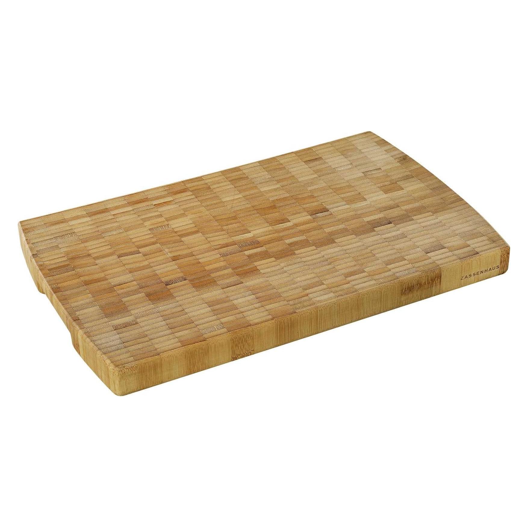 Zassenhaus Hackblock Bambus 40x25x3cm (54071)