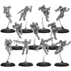 Privateer Press Übersee Crucible Guard Rocketmen & CA Golden Crucible Unit (14) (metal/resin)