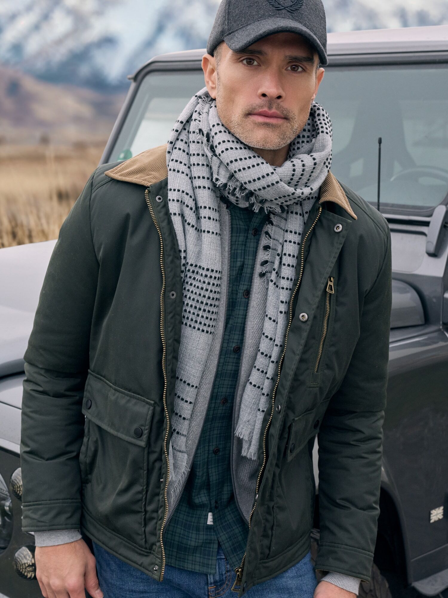 Blouson LERROS "Maskuliner Blouson aus hochwertiger, gewachster Baumwolle", Herren, Gr. M, grün (original olive), 100% Baumwolle, Jacken Blouson original olive M
