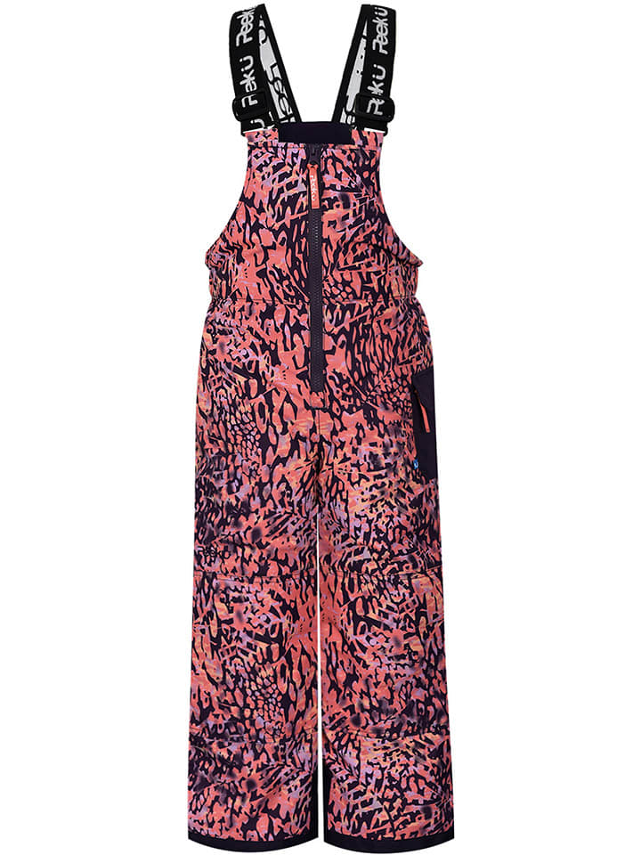 Peek U Ski-/ Snowboardhose "Carina" in Koralle/ Schwarz - 92