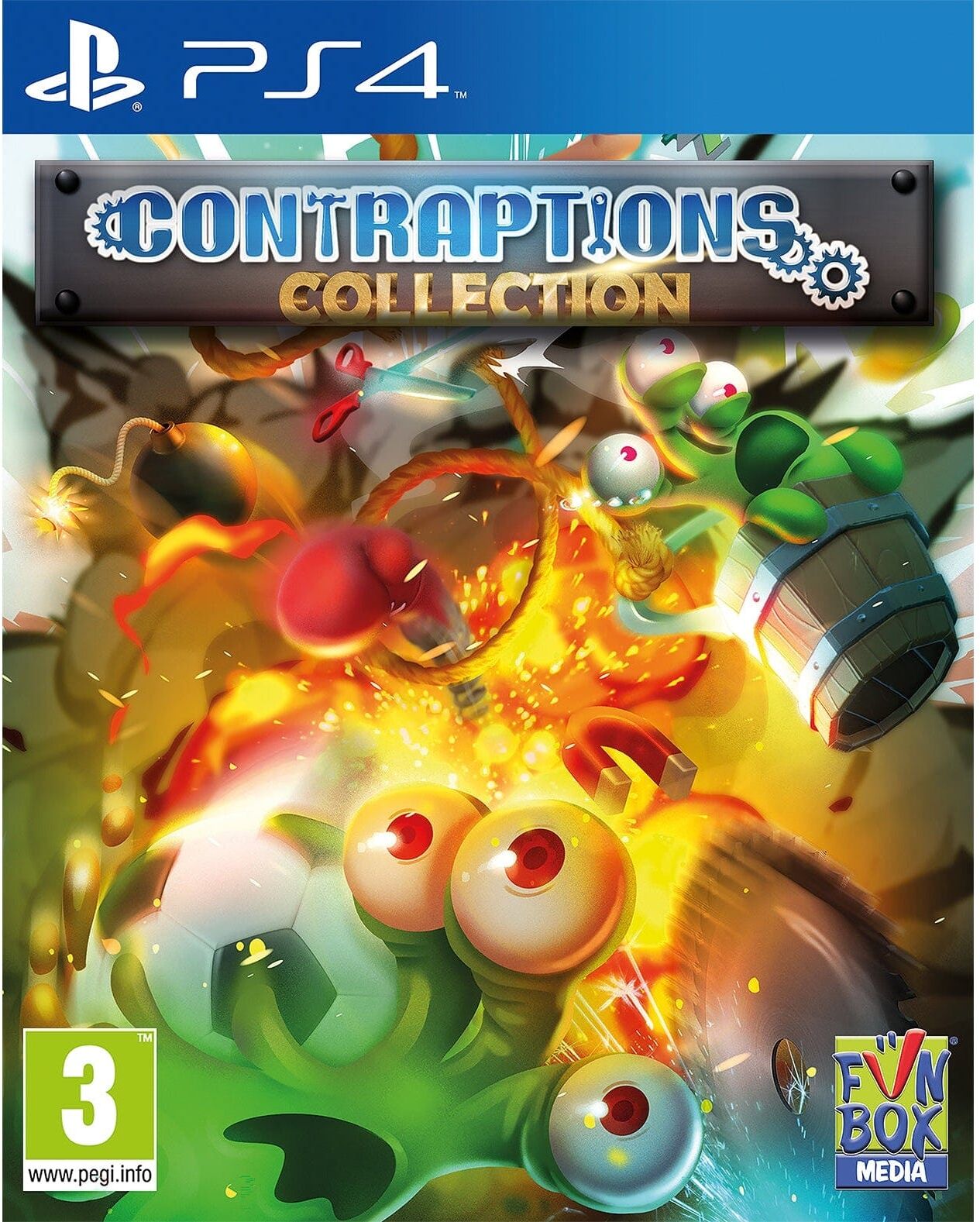 Funbox Media Ltd Contraptions Collection for PlayStation 4 (Disc) - 3 Puzzle Games - Physics-Based Puzzles - PlayStation 4