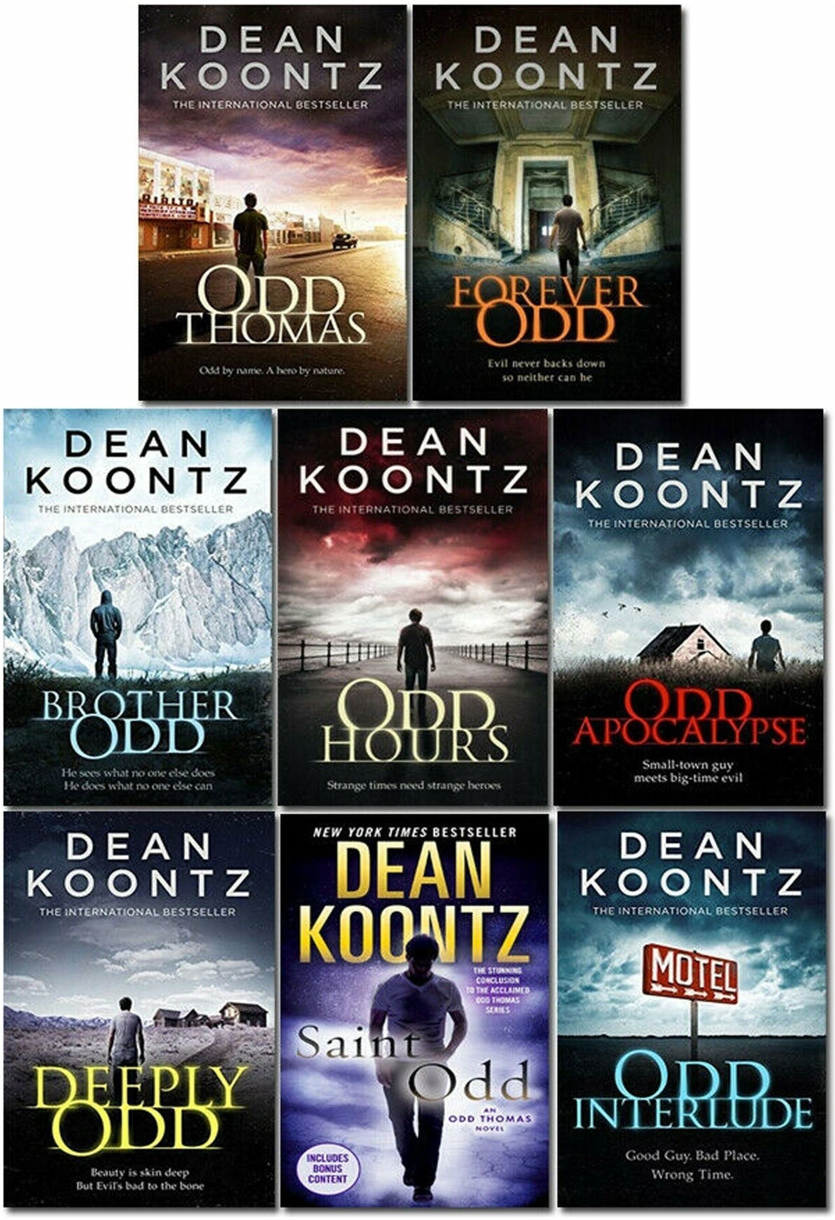 HARPERCOLLINS Odd Thomas Series Complete Collection – 8 Book Box Set by Dean Koontz   Supernatural Mystery & Thriller Novels
