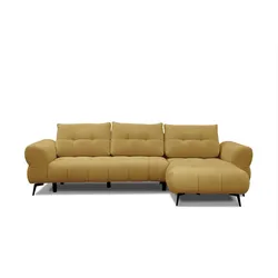 ECKSOFA SALVINI 4-Sitzer, honig