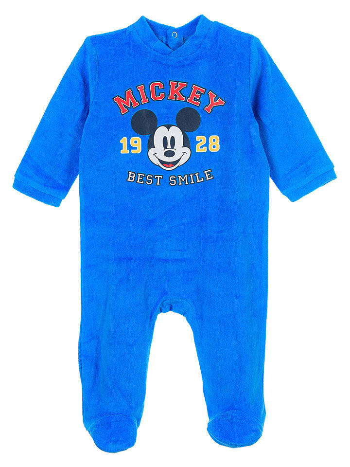 Disney Mickey Mouse Strampler "Mickey" in Blau - 80
