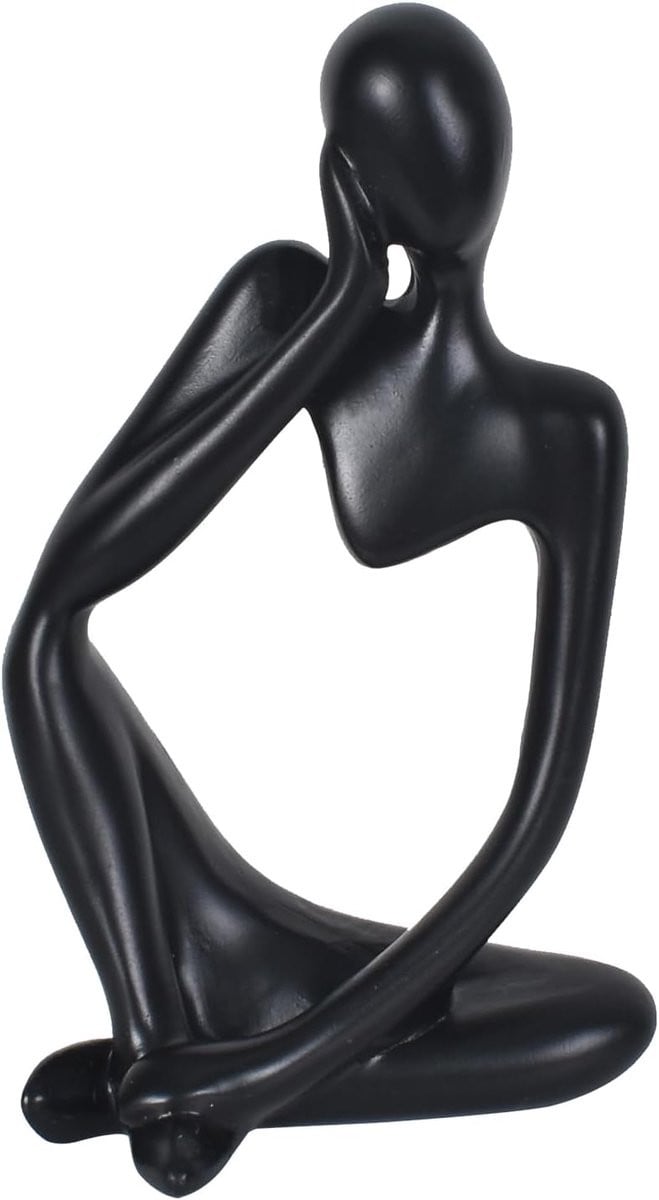 Denkerbeeldje abstracte sculptuur van hoogwaardige hars voor stijlvolle interieurdecoratie