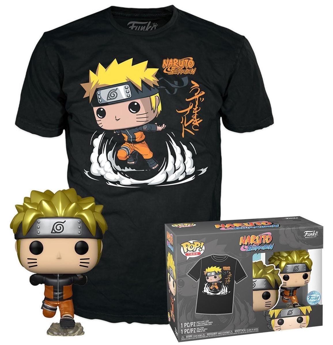 Funko POP & Tee Naruto Run Naruto Shippuden Exclusieve POP-figuurtje en T-shirt Small