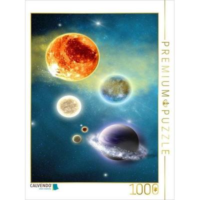 CALVENDO Puzzle Neues Sonnensystem | 1000 Teile Lege-Größe 64x48cm Foto-Puzzle für glückliche Stunden