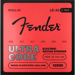 Fender UltraCore 1250L Nickel Plated E-Gitarre Saiten 009-042 3er Set