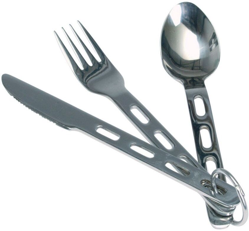 Mil-Tec Camping Bestick Rostfritt