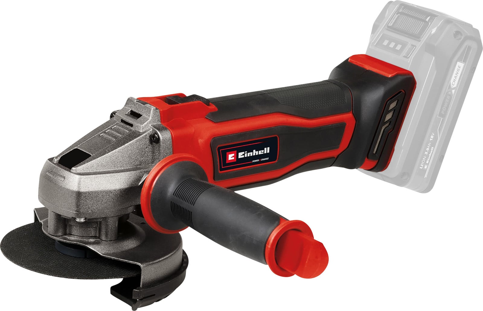 Einhell TE-AG 18/125-2 Li accu-haakse slijper zonder accu en lader