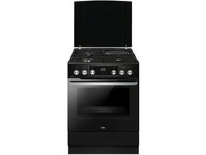 Amica Cuisinière mixte 77l 4 feux noir - ACM7037RN
