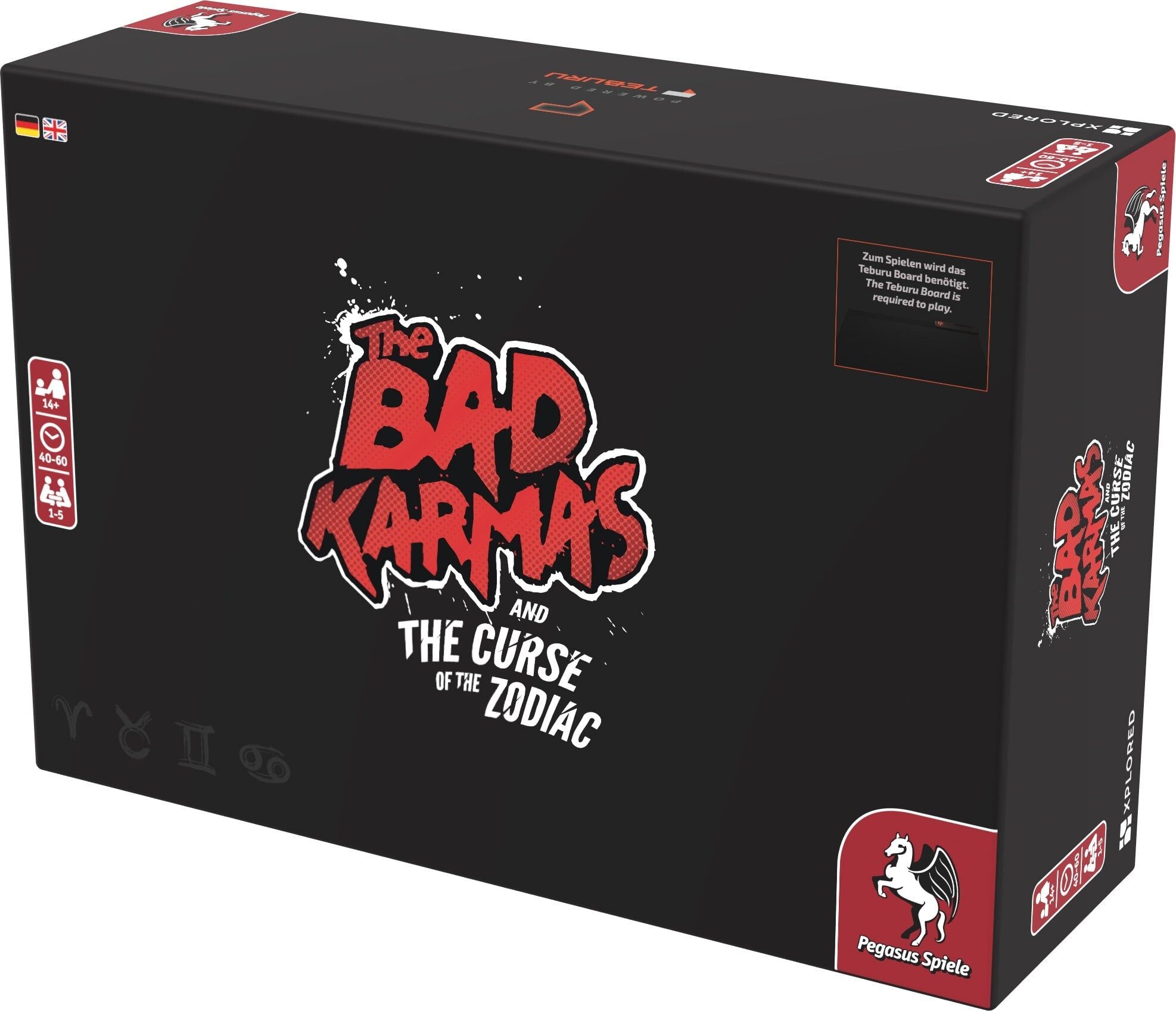 The Bad Karmas: Core Game – Zodiac Vol. 1, Cooperative Board Game for 1-5 Players, Ages 14+, by Xplored