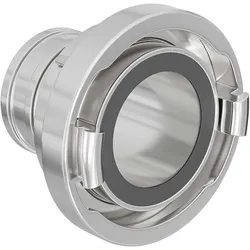Wiltec, Schlauchanschluss + Schlauchverbinder, Storz Kupplung B 75mm Druckkupplung langer Stutzen Aluminium (Kupplung)