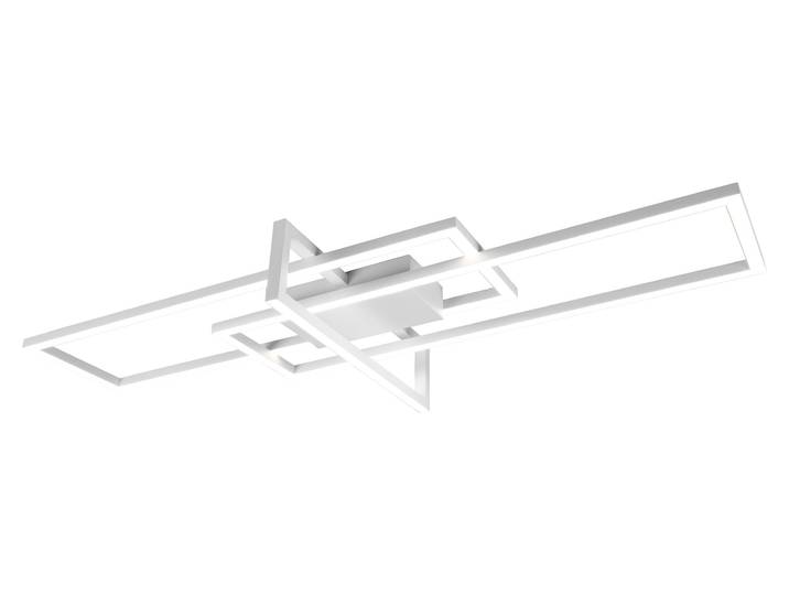 Grand plafonnier LED Applique murale avec switch dimmer 100 x 40cm en blanc mat