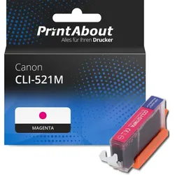 Druckerpatrone kompatibel mit Canon CLI-521M - Magenta