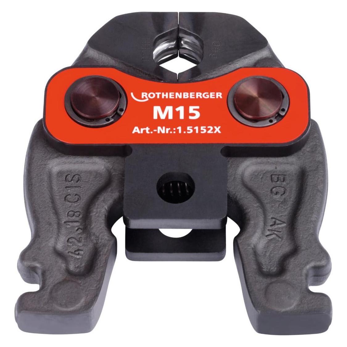 Rothenberger Presavimo galvų rinkinys Compact M15-18-22-28mm (1000002804)