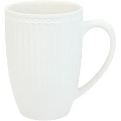 GreenGate Alice Everyday Hoher Latte Becher mit Henkel, white