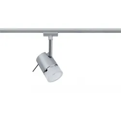 PAULMANN URail Spot Pipe max.1x10W GU10 Chrom m/ Chrom 230V Metall/Kunststoff