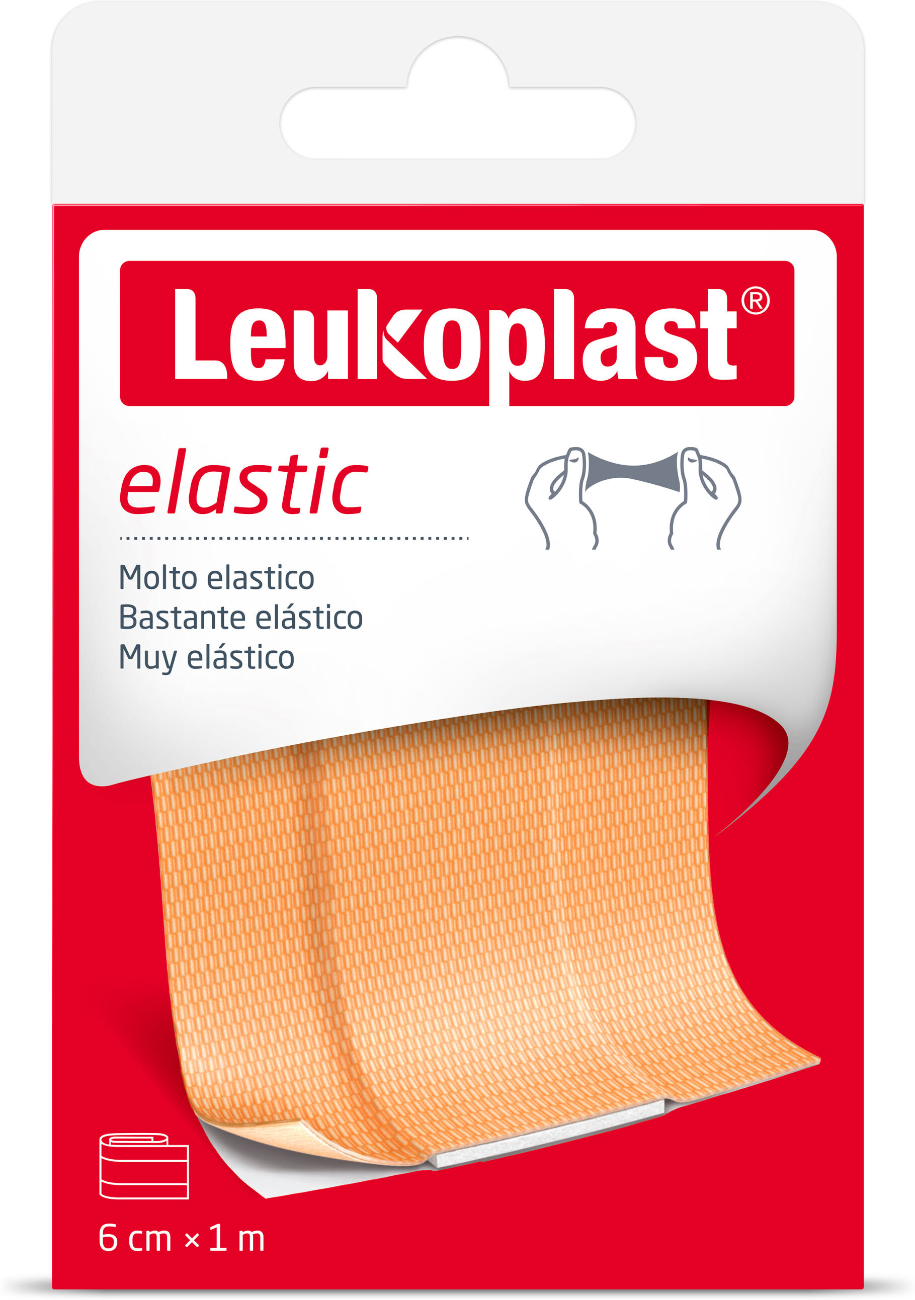 ESSITY ITALY SpA Leukoplast Professional Elastic Cerotto Ritagliabile 6x100cm - Fissaggio e Protezione Ideali per Cure Ferite