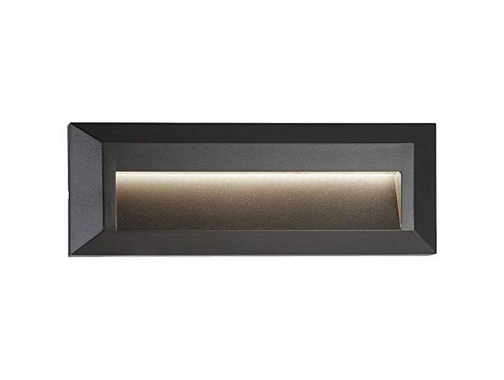 LED Außen Stufen Lampe Wand Leuchte grau Garten Treppen Beleuchtung 8632GY
