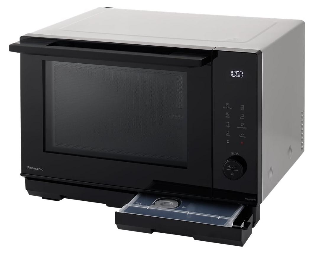 Panasonic NN-DS59NMETG, Arbeitsplatte, Kombi-Mikrowelle, 26 l, Eingebautes Display, LCD, Berührung