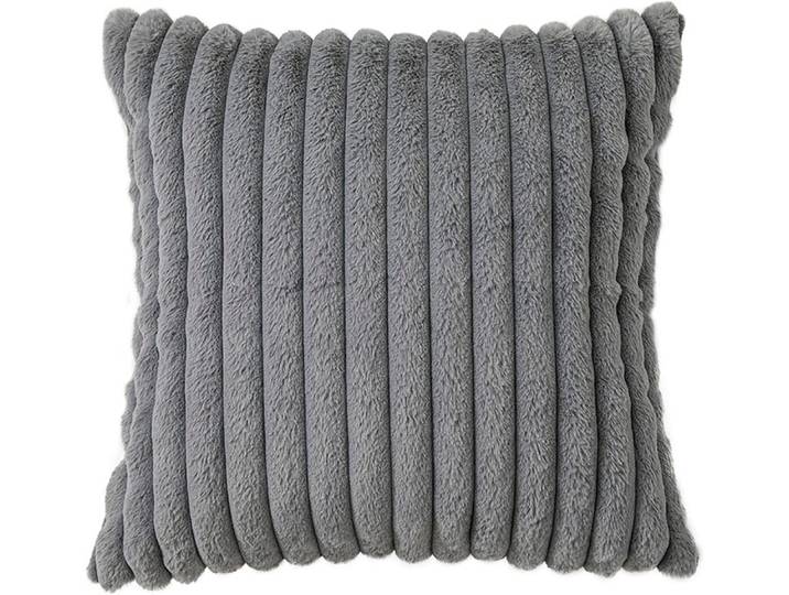 Kissenhüllen GOODPRODUCT Milara Premium , grau, B:50cm L:50cm, Polyester, Polyester, Kissenbezüge, Kissenhüllen, flauschige Kissenhülle, unifarben, sehr weich, hochwertig 350g/m²