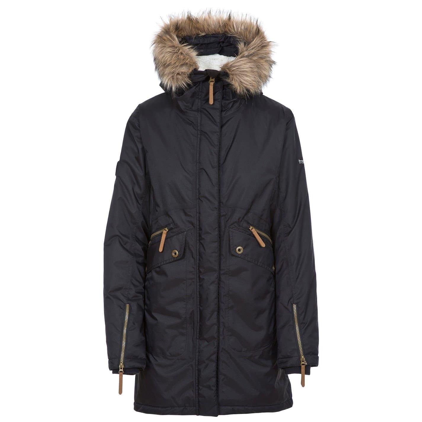 Trespass Dames Eternally Waterproof Parka (Zwart)