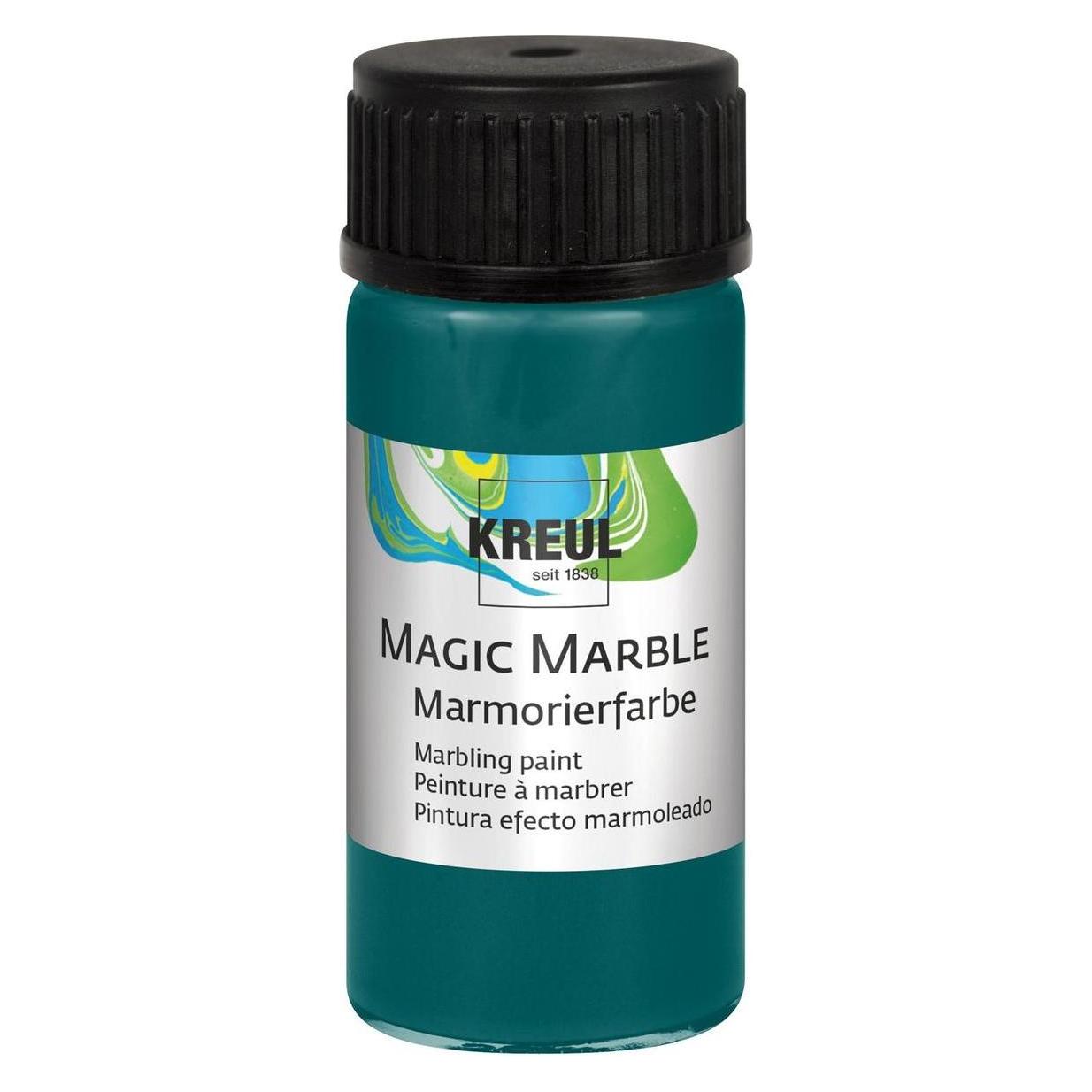 Kreul Marmorierfarbe "Magic Marble", trkis, 20 ml (20 ml) (73213)