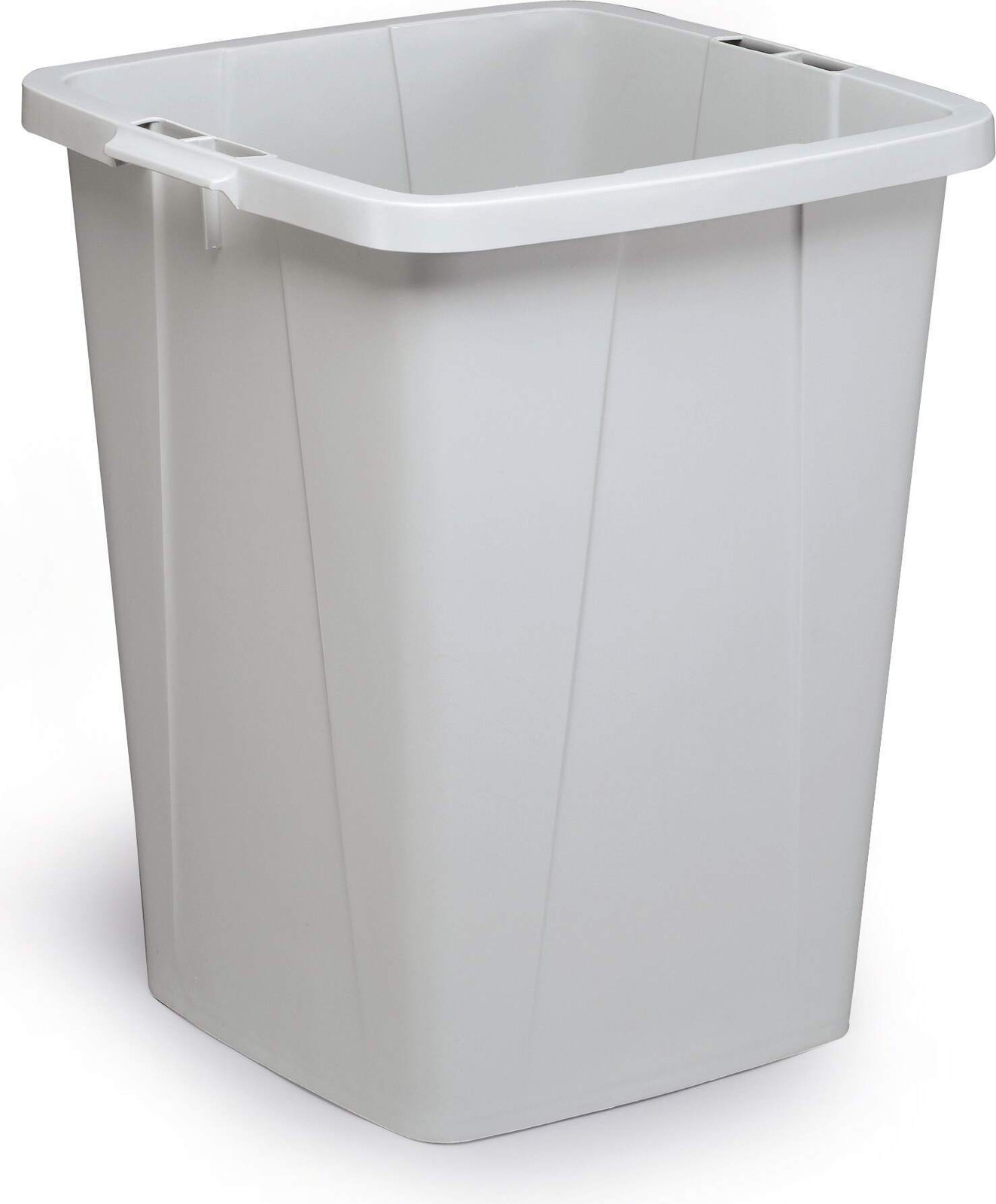 DURABLE DURABIN Afvalcontainer 90L vierkant, Grijs