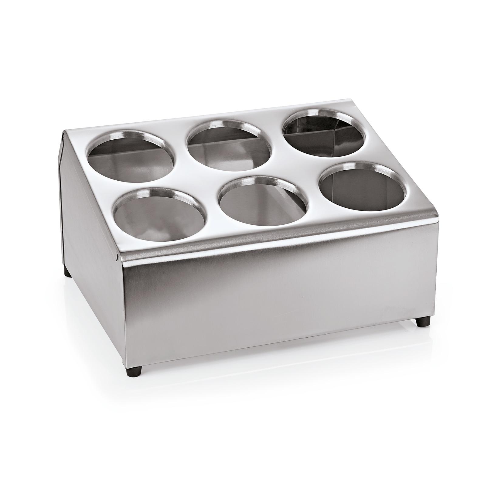 Besteckbehälter, Besteckbehälter Gastro für 6 Besteckköcher