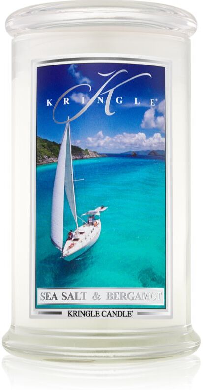 Kringle Candle Sea Salt & Bergamot bougie parfumée 623 g