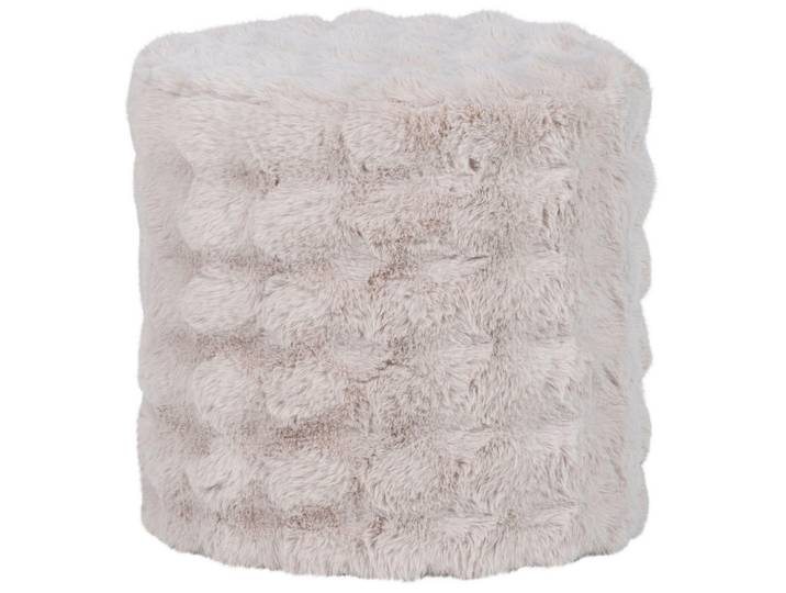 Livetastic Hocker Olven, Natur, rund, 46x46x46 cm, Made in EU, Wohnzimmer, Hocker, Sitzhocker