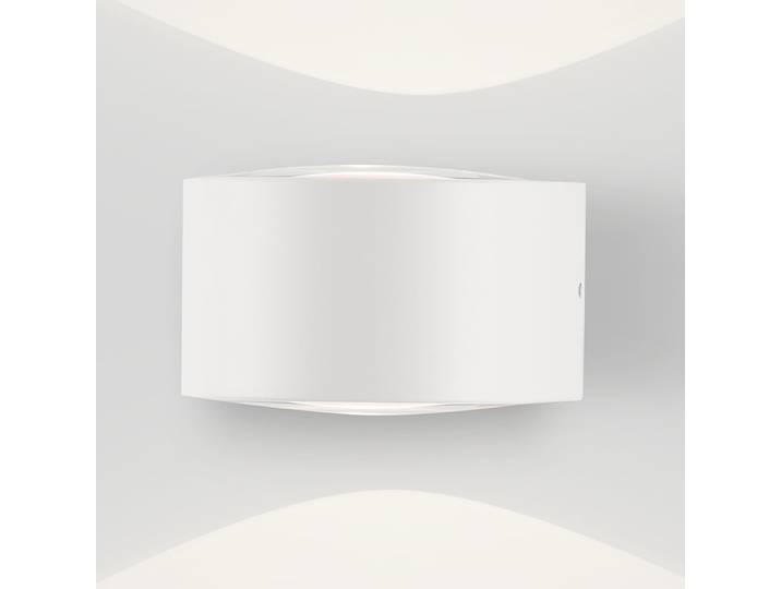 Applique LED 11 x 7 x 10cm Blanc/Blanc