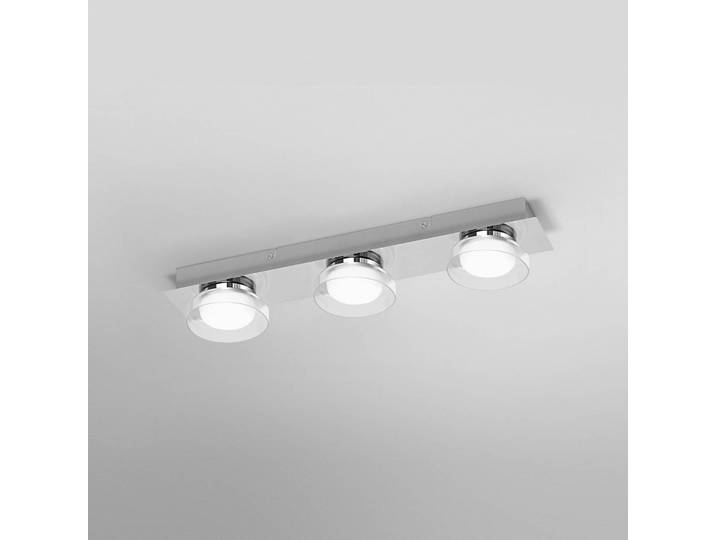 LEDVANCE SMART+ Smart Home Deckenleuchte Orbis Wall Round, dimmbar, chrom / silber, für Badezimmer, Metall, Modern