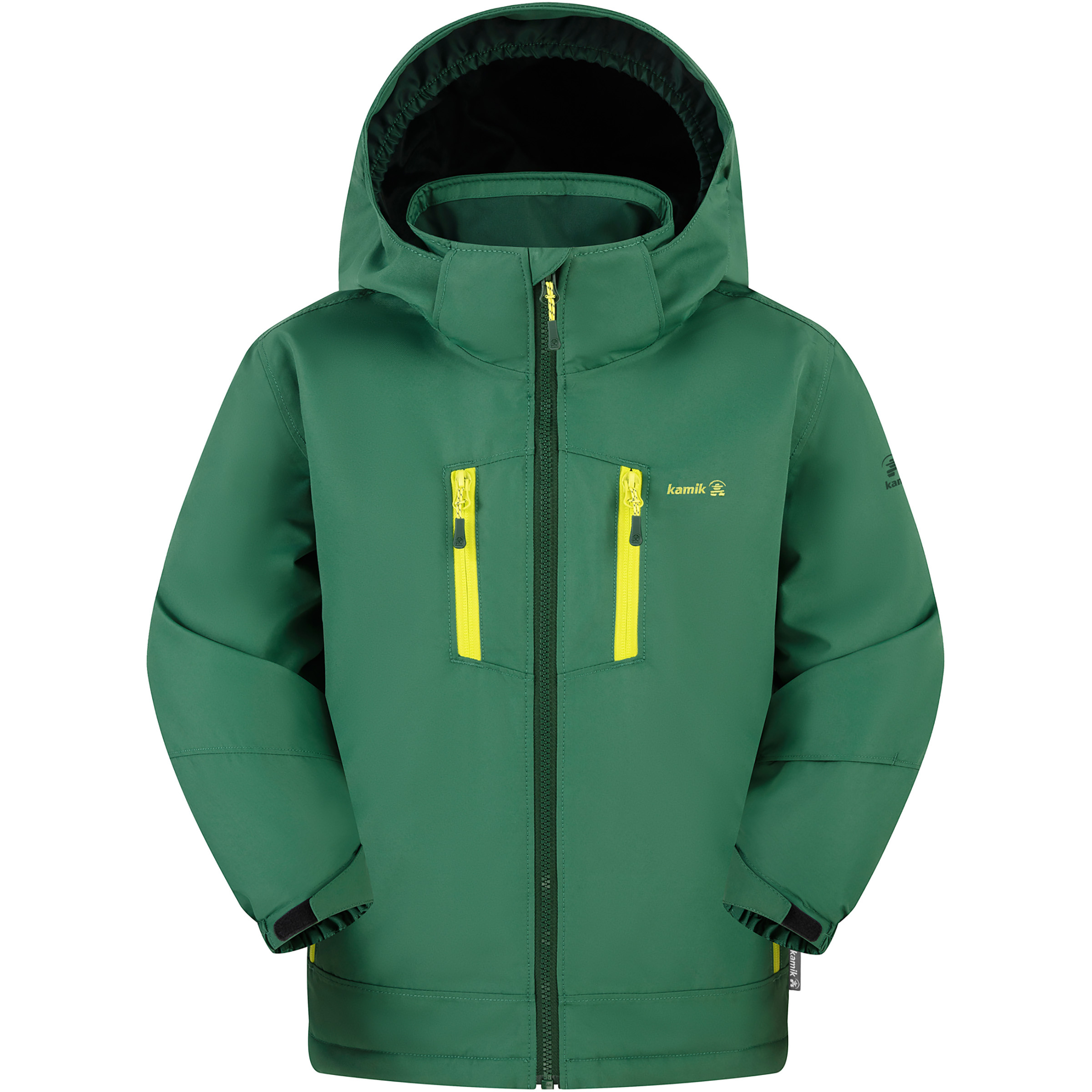 Kamik Hux Kinder Isolationsjacke gruen Größe 110 Lifestyle Widerstandsfähig Wasserabweisend