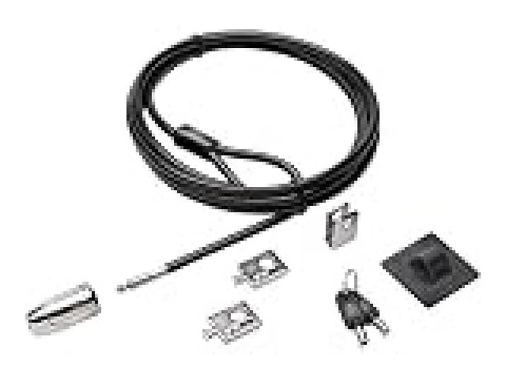 Kensington, Kit de verrouillage 2.0 pour ordinateurs de bureau et périphériques, Noir