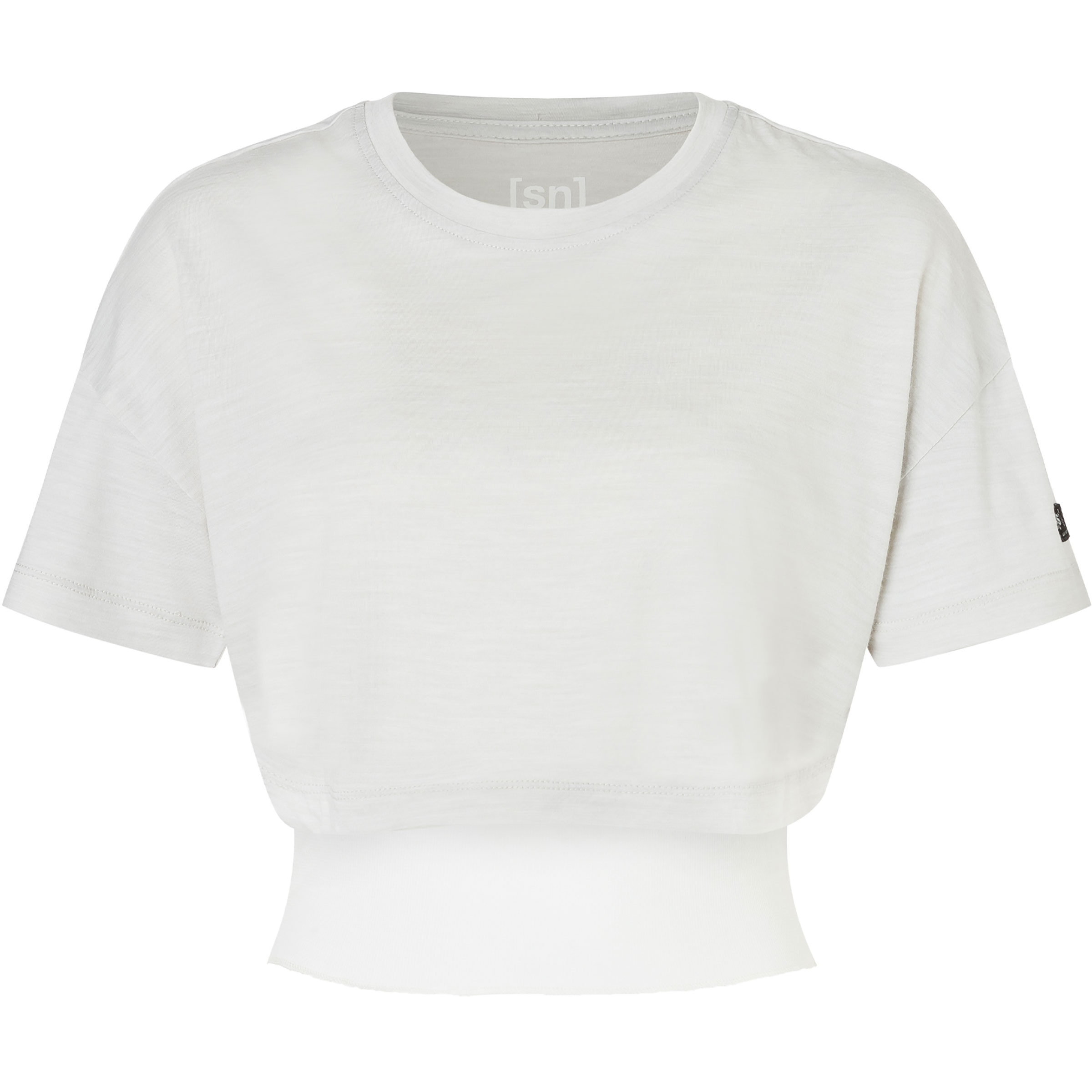 Super.Natural Crop Damen T-Shirts weiss Größe S Yoga | Lifestyle Hautfreundlich Merinowolle