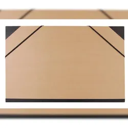 Clairefontaine 10x Zeichenmappe Kraft, Gummizugverschluss, 32x45 cm für A3+ - Braun 44100C